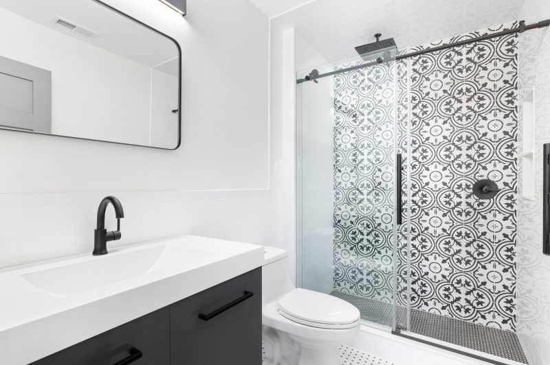 Large Format Tile Shower Wall